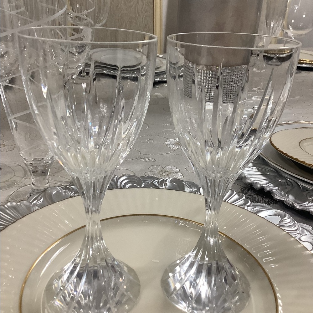 Christofle White Crystal Drinkware Set